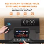 DeerRun 3-in-1 Foldable Walking Pad Treadmill