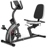 VANSWE Bluetooth Recumbent Exercise Bike for Home