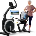 Smart Bluetooth Recumbent Exercise Bike for Home