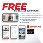 Sunny Health Smart Elliptical with 16 Resistance Levels
