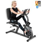 VANSWE Bluetooth Recumbent Exercise Bike for Home