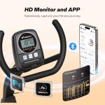 Smart Bluetooth Recumbent Exercise Bike for Home