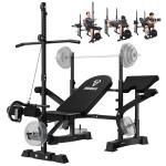 8-in-1 Adjustable Weight Bench for Home Gym
