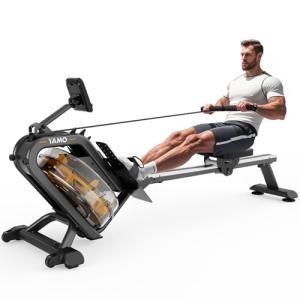 YAMO Home Water Rowing Machine with Bluetooth