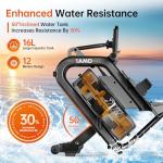 YAMO Home Water Rowing Machine with Bluetooth
