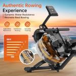 YAMO Home Water Rowing Machine with Bluetooth