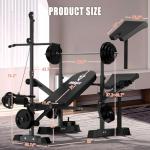8-in-1 Adjustable Weight Bench for Home Gym