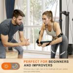 Compact Home Gym: Rowing Machine & Strength Station