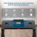 Portable 2025 Treadmill with Handles for Home