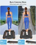 Compact Walking Pad Treadmill with Incline & Remote