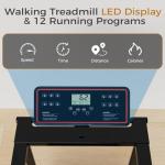Compact Electric Treadmill with 12 Programs