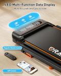 Compact Walking Pad Treadmill with Incline & Remote