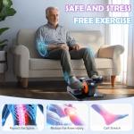 Portable Under Desk Elliptical with Adjustable Speeds