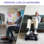 Portable Under Desk Elliptical with Adjustable Speeds