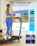 Compact Walking Pad Treadmill with Incline & Remote