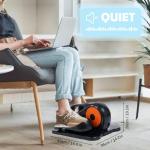 Portable Under Desk Elliptical with Adjustable Speeds