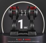 Yaheetech Adjustable Dumbbell Set - 52.5lbs Pair