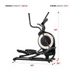 Sunny Health & Fitness Electric Elliptical Trainer