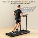 Compact Electric Treadmill with 12 Programs