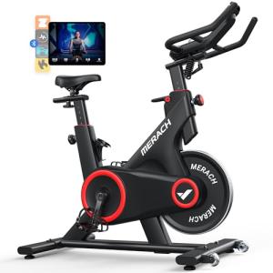 MERACH Bluetooth Auto Resistance Indoor Exercise Bike