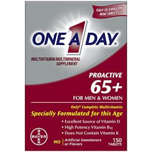 One A Day Proactive 65+ Multivitamin Tablets – 150 Count