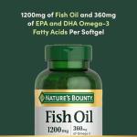Nature's Bounty Fish Oil, 1200 Mg, 200 Softgels