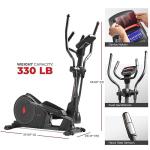 Sunny Health & Fitness Bluetooth Elliptical Trainer