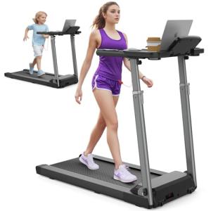 LIVIVOX Foldable Treadmill with Adjustable Features