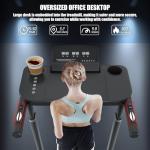 LIVIVOX Foldable Treadmill with Adjustable Features