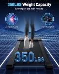 YOSUDA Under Desk Walking Pad Treadmill with Incline