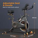 HitGo Magnetic Resistance Exercise Bike with App