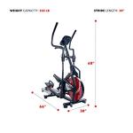 Sunny Health & Fitness Magnetic Elliptical Trainer