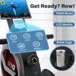 SNODE Magnetic Rowing Machine for Home Workouts