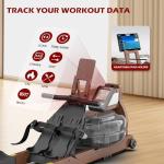 JOROTO Foldable Water Rowing Machine for Home Use
