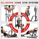 Foldable Rowing Machine with Home Gym Accessories