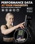 Adjustable Air Resistance Rowing Machine for Home Gym