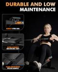 Adjustable Air Resistance Rowing Machine for Home Gym