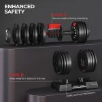 Yaheetech Adjustable Dumbbell Set - 52.5lbs Pair