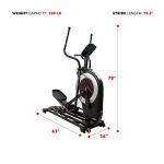 Sunny Health & Fitness Electric Elliptical Trainer