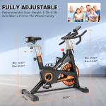 WENOKER Silent Indoor Exercise Bike with Digital Display