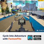 MERACH Magnetic Exercise Bike with APP & Comfort Seat