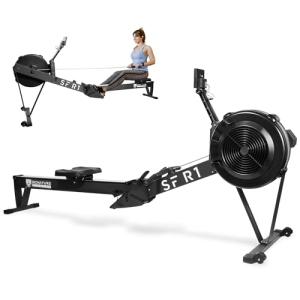 Home Rowing Machine with Adjustable Air Resistance