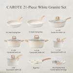 21-Piece Nonstick Cookware Set for Healthy Cooking