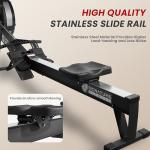 Home Rowing Machine with Adjustable Air Resistance