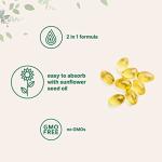Vitamin D3 5000 IU with K2 Supplement - 300 Softgels