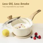 SENSARTE 14-Piece Non-Stick Ceramic Cookware Set