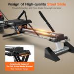 Pooboo Folding Magnetic Rowing Machine for Home Use