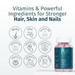 Vegan Biotin Gummies for Healthy Hair & Skin