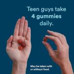 SmartyPants Teen Multivitamin Gummies for Guys 120ct