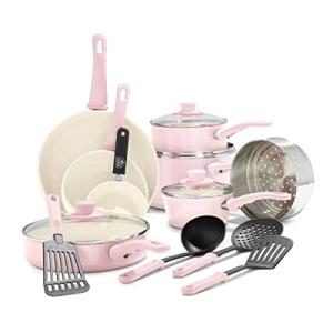 Soft Grip 16-Piece Nonstick Cookware Set
